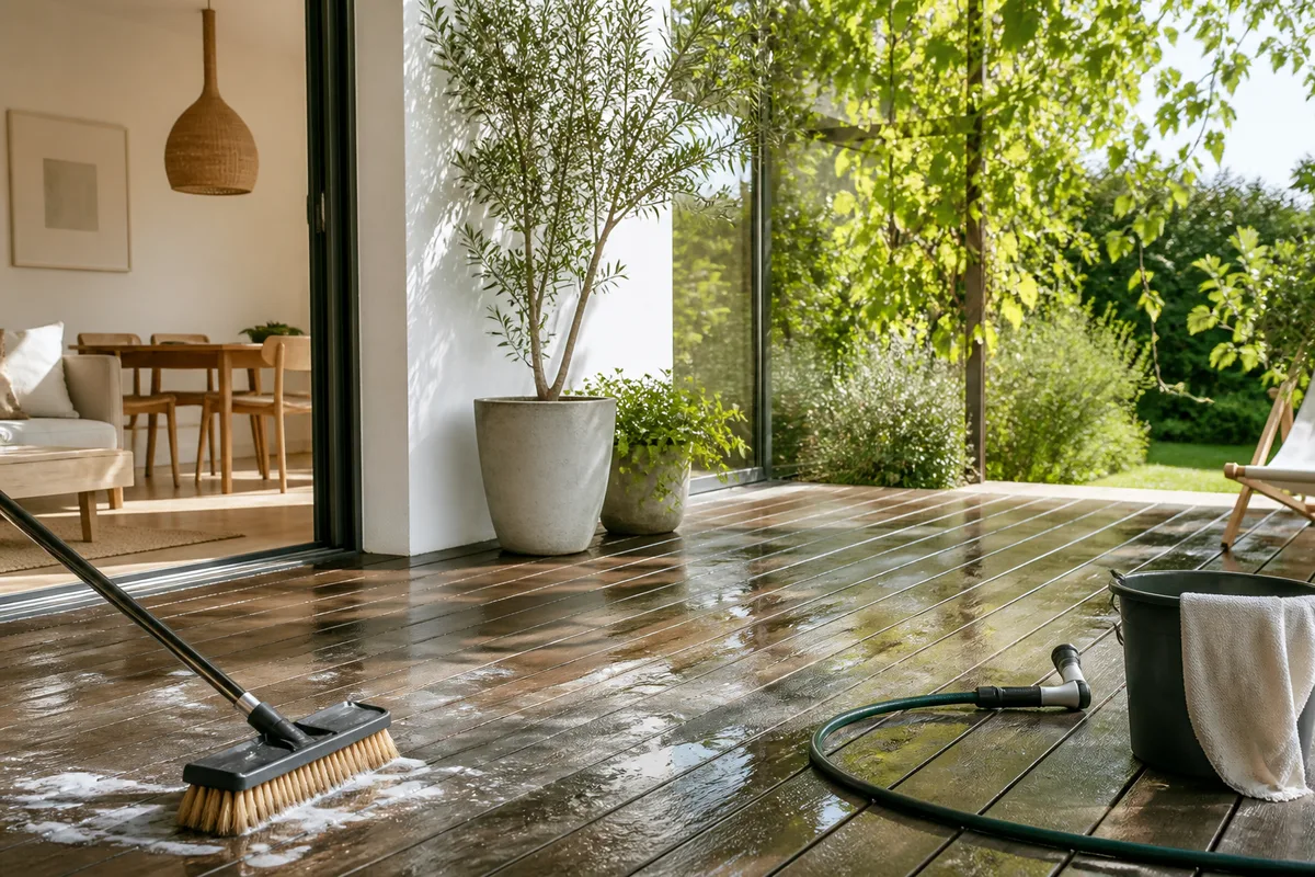 Nettoyage de terrasse : prix au m² et méthodes