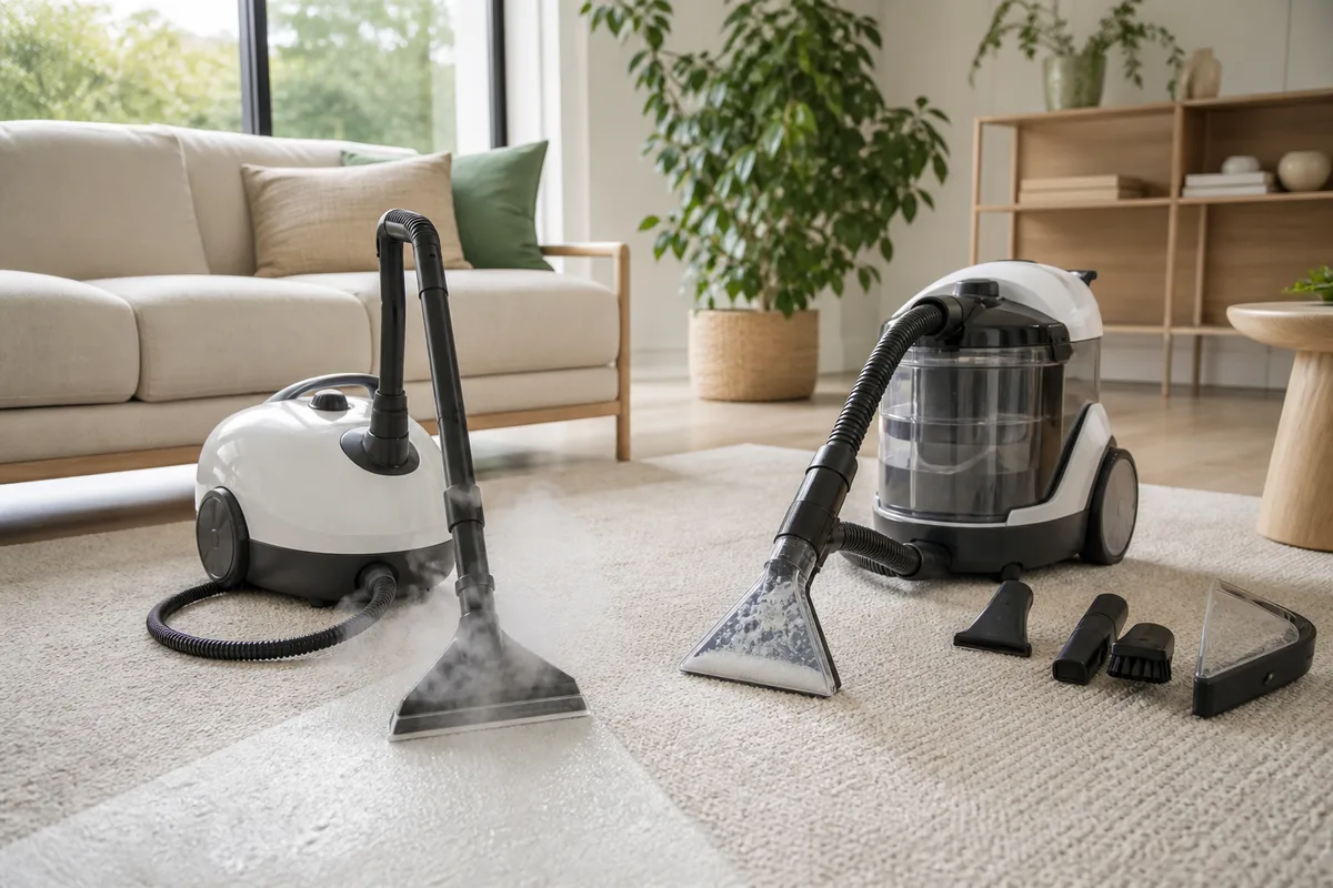 Nettoyeur vapeur ou injecteur-extracteur : le match